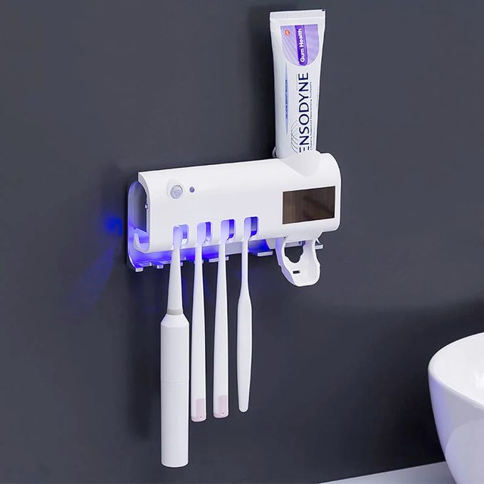 Distributeur de Dentifrice et stérilisateur De brosse