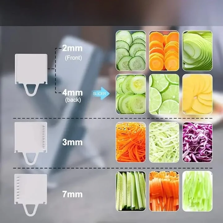 Eminceur de légumes multifonction