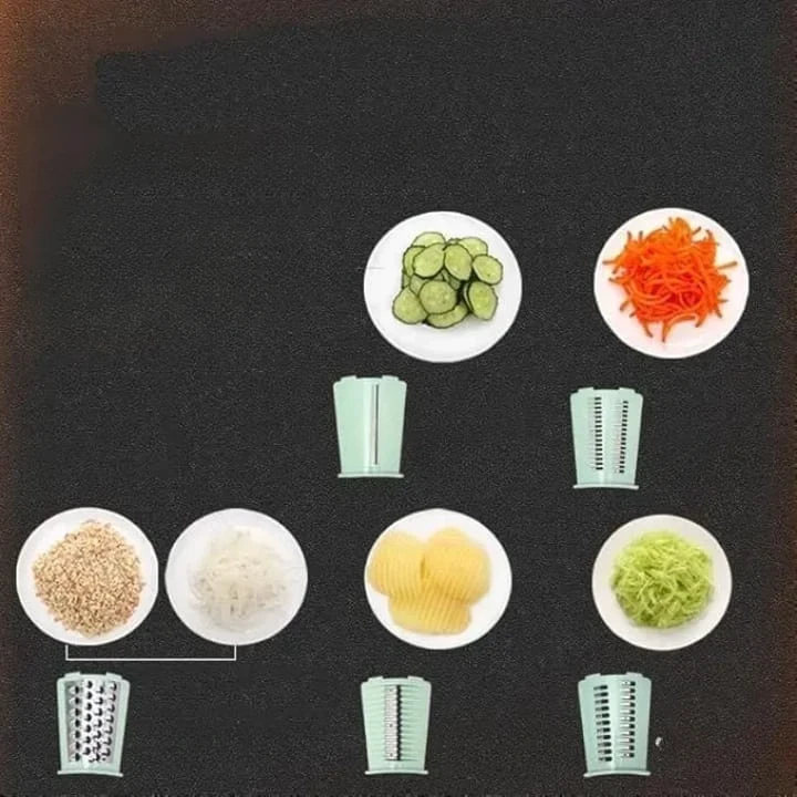 Coupe-légumes multifonctionnel à rouleau manuel