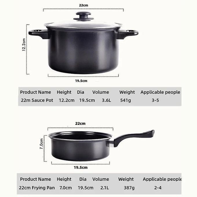 Ensemble de casseroles multifonctionnelles pour la cuisine