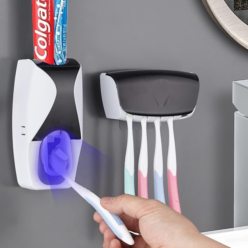 Distributeur De Pâte Dentifrice automatique+Porte-Brosse
