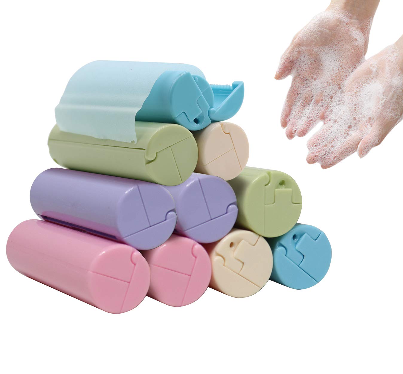 Savon papier jetable pour mains