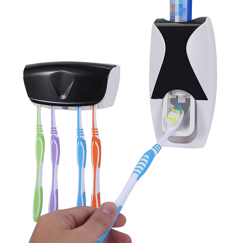 Distributeur De Pâte Dentifrice automatique+Porte-Brosse