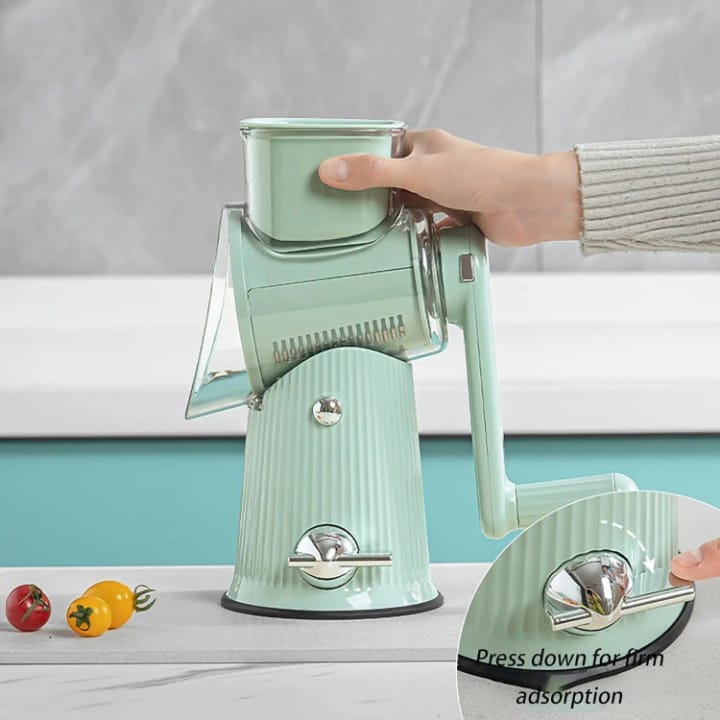 Coupe-légumes multifonctionnel à rouleau manuel