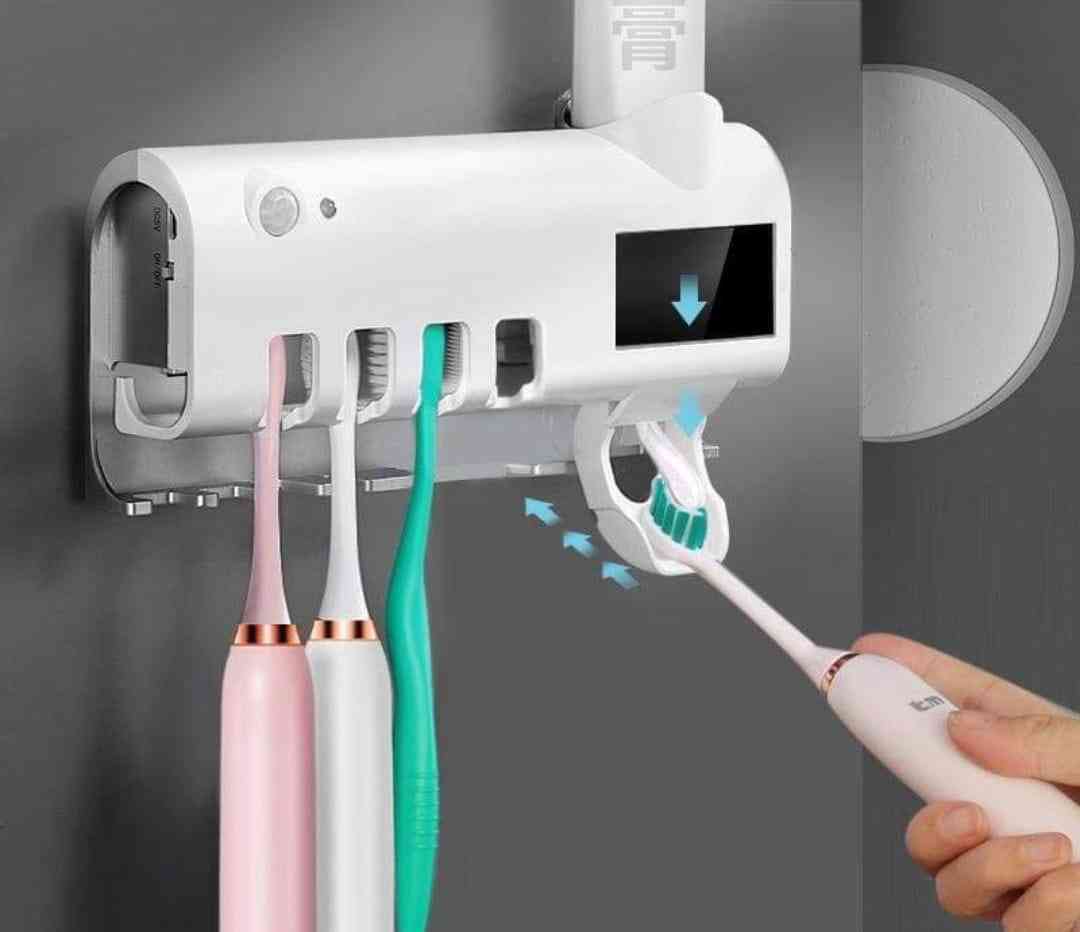 Distributeur de Dentifrice et stérilisateur De brosse