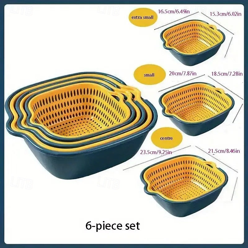 Ensemble Passoire & Bol De Lavage